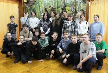 В музее учащиеся 6 «а» класса школы №6 города Омутнинска