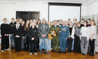 В музее состоялась встреча «Защитником быть – Родине служить»